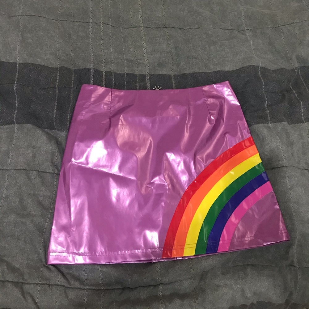 Delia’s PVC skirt in size medium